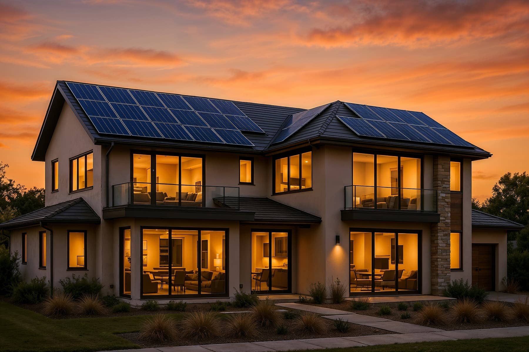 solar-panels-2 Home with solar panels